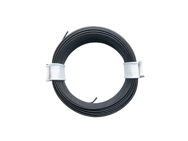 Schönwitz 51006 - 10 Meter Ring Miniaturkabel Litze LIFY 0,05mm² schwarz