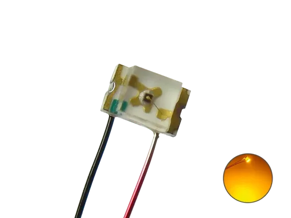Schönwitz 50256 - LED SMD 0805 mit Lackdraht gelb