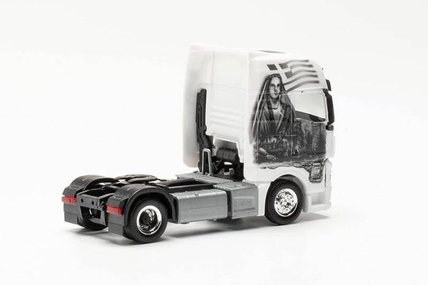 Herpa 314473 - H0 MAN TGX GX Zugmaschine "Lagoudakis 1 / Archilles, Held von Troja" (Bayern/Nürnberg)