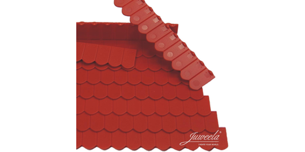 Juweela 23241 - 1:32 1:35 Biberschwanz Rundschnitt ziegelrot, 9x12