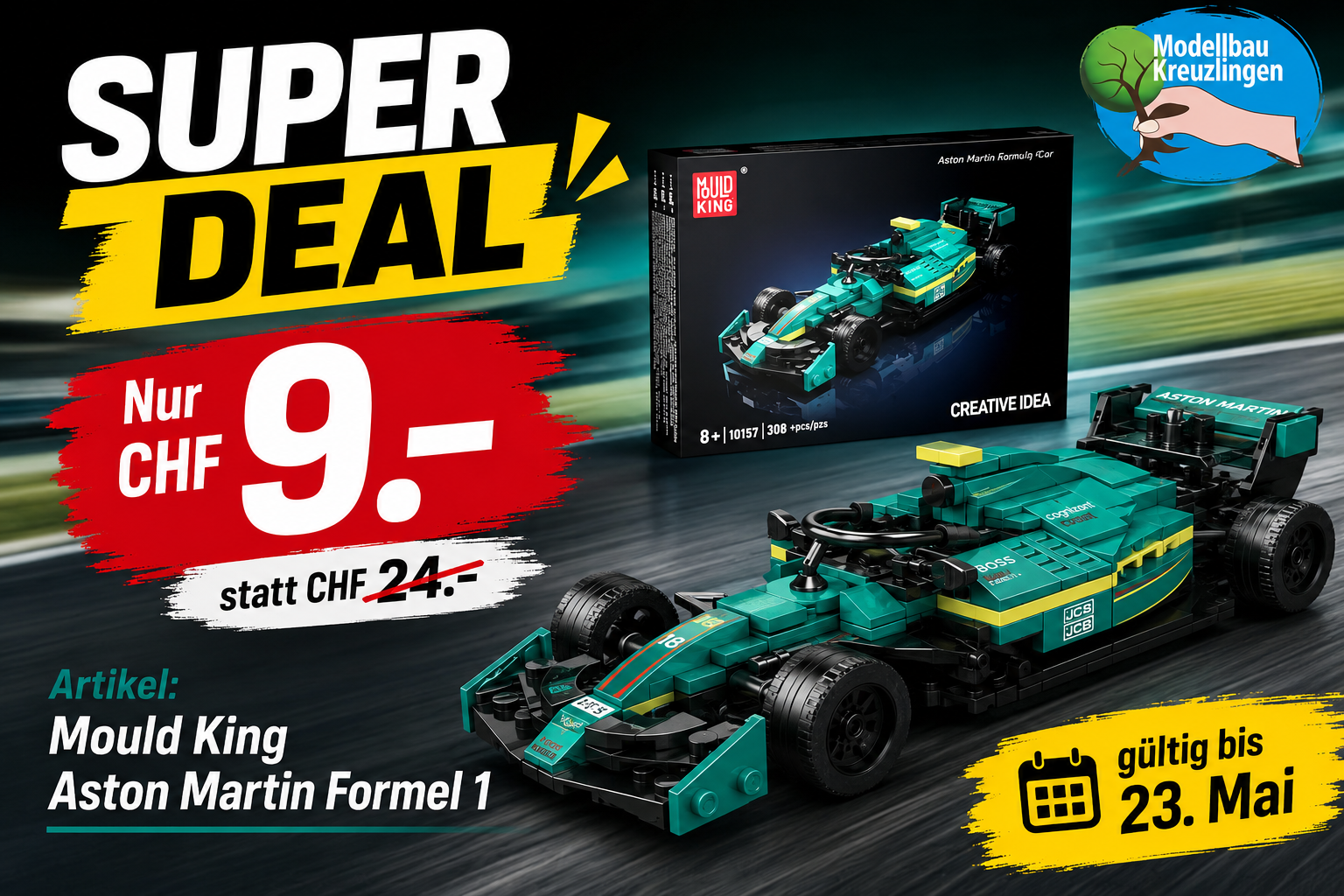 Mould King 10157 Aston Martin Formel 1