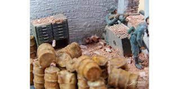 Juweela 27171 - 1:72 alte Fässer rostig Echtrost, 50g