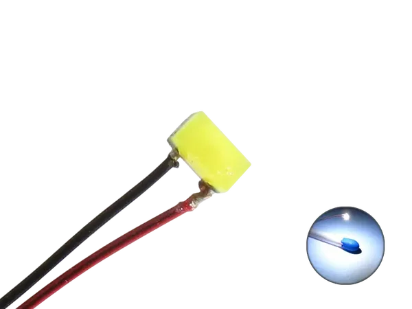 Schönwitz 50202 - LED SMD 0402 mit Kupferlackdraht Draht Kabel kaltweiß weiß