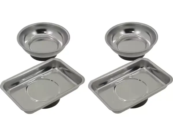 Schönwitz 54017 - Mini Magnetschalen Set 4 Teile 2x Schale Rund 2x Schale Eckig