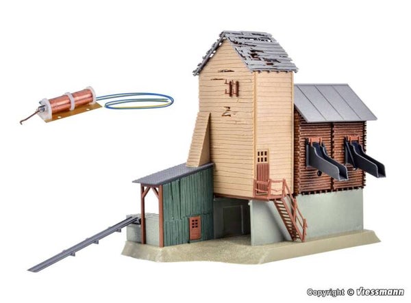 Vollmer 45723 H0 Kieswerk mit angetriebenen Verschlussklappen