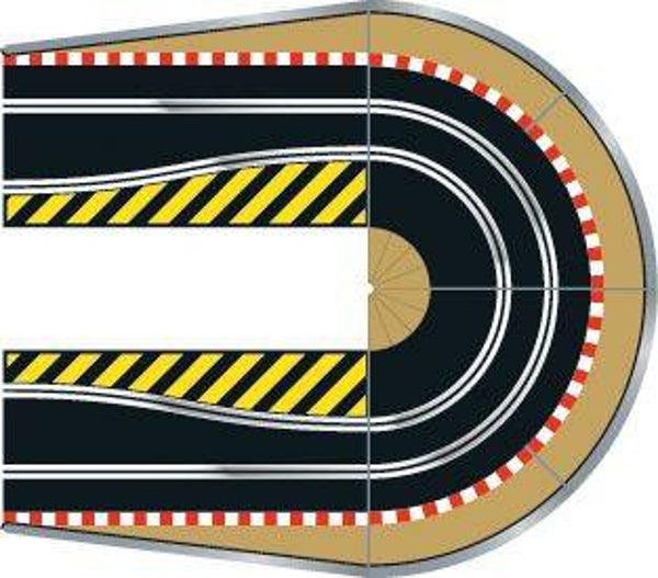 SCALEXTRIC C8195 1:32  Scalextric Hairpin Curve Track Accessory Pack - Replaces C8512 once sold out