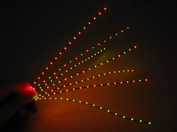Schönwitz 50129 - Winzige LED Lichterkette rot / grün