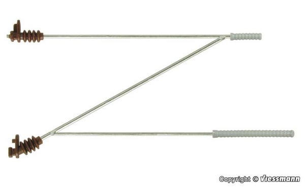 Viessmann 4169 H0 Ausleger lang, 5 Stück - ersetzt 41712