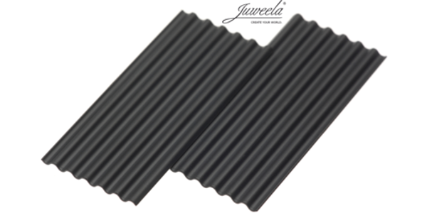 Juweela 23293 - 1:32 1:35 Wellplatte Faserzement anthrazit, 50x