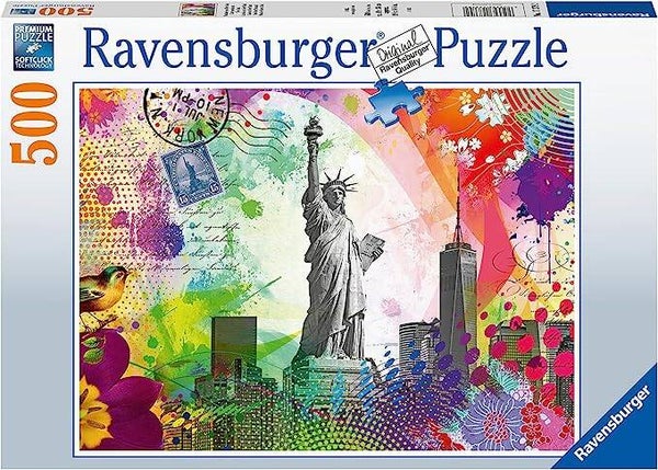Ravensburger Puzzle 17379 - Postkarte aus New York