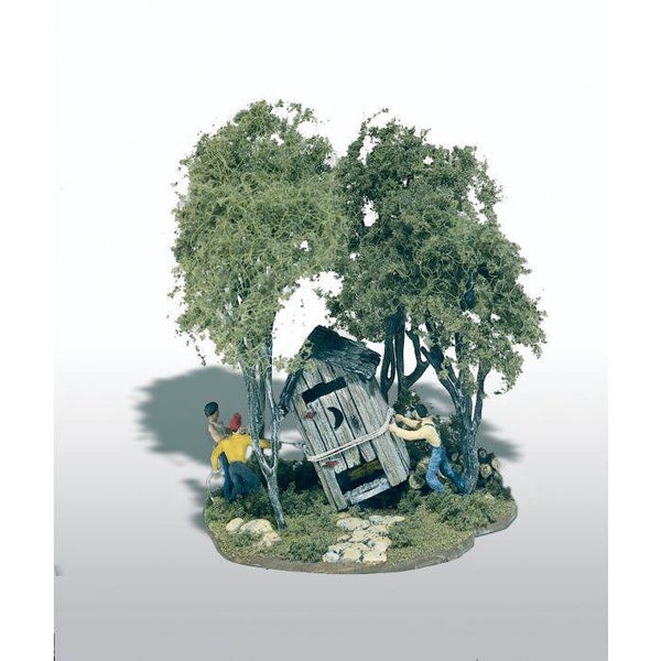 WOODLAND M108 H0 Aussenabort Abriss