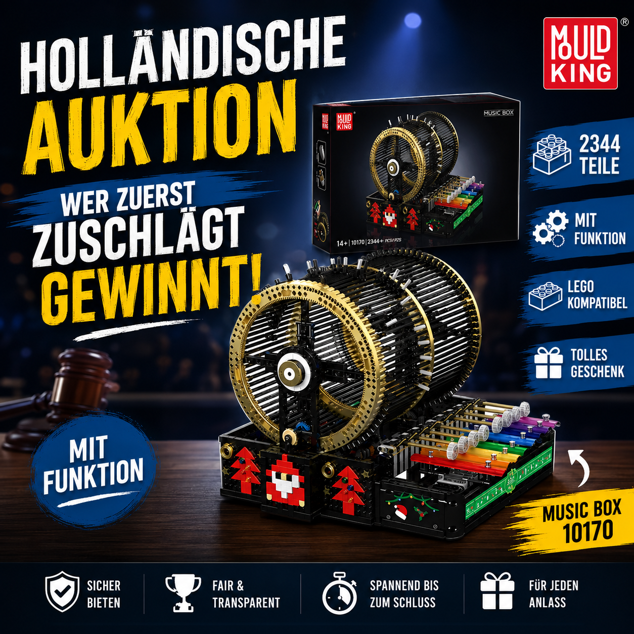 Mould King 10170 Music Box