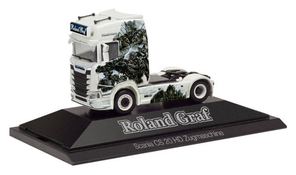 Herpa 111089 - H0 Scania CS 20 H D Zugmaschine / Scania CS 20 H D tractor "Roland Graf"