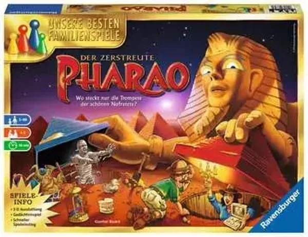 Ravensburger 26656 - Der zerstreute Pharao - Gesellschaftsspiel