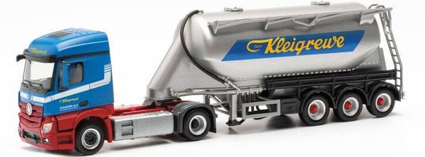 Herpa 316132 - H0 Mercedes-Benz Actros Streamspace 2.3 Eutersilo-Sattelzug "Kleigrewe" (Nordrhein-Westfalen/Ennigerloh)