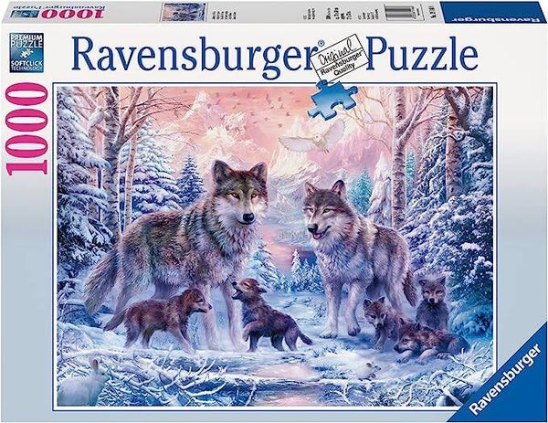 Ravensburger Puzzle 19146 - Arktische Wölfe