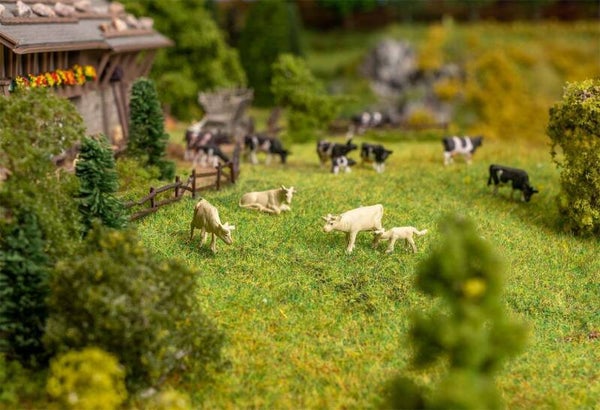 FALLER 272800 N Figuren-Set mit Mini-Sound-Effekt Kühe