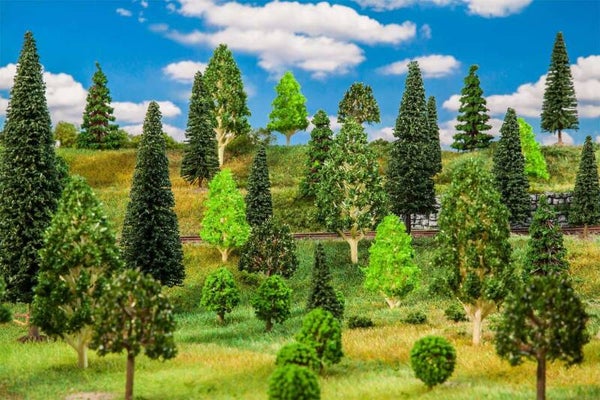 FALLER 181535 25 Mischwaldbäume, sortiert