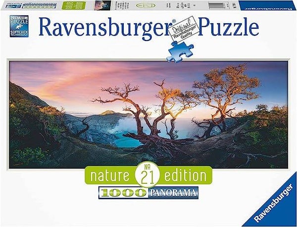 Ravensburger Puzzle 17094 - Schwefelsäure See am Mount Ijen, Java - Nature Edition