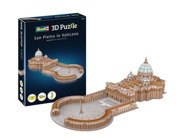 Revell 3D Puzzle 00208 3D-Puzzle Petersplatz im Vatikan