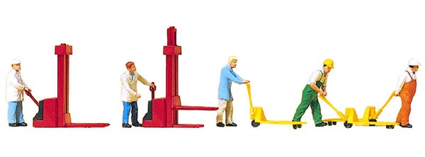 Preiser 10294 Lagerarbeiter, Stapler