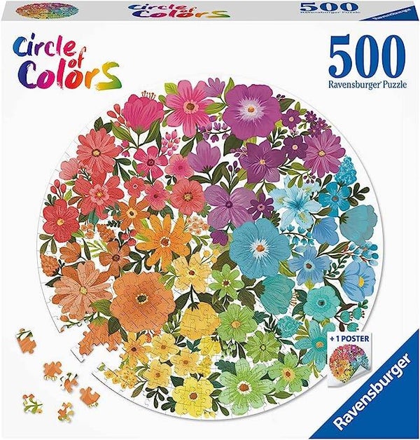 Ravensburger Puzzle 17167 Circle of Colors - Flowers