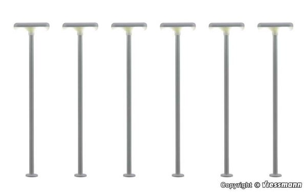 Viessmann 63646 H0 Bahnsteigleuchte, 2 LEDs weiß, 5+1