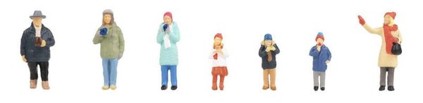 FALLER 151647 H0 Weihnachtsmarktbesucher