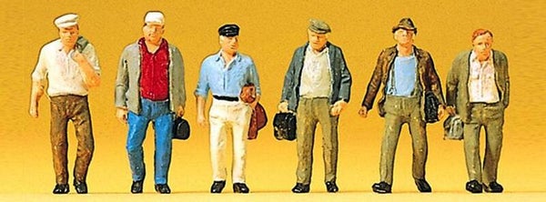 Preiser 10366 Pendler auf dem Weg zur Bahn