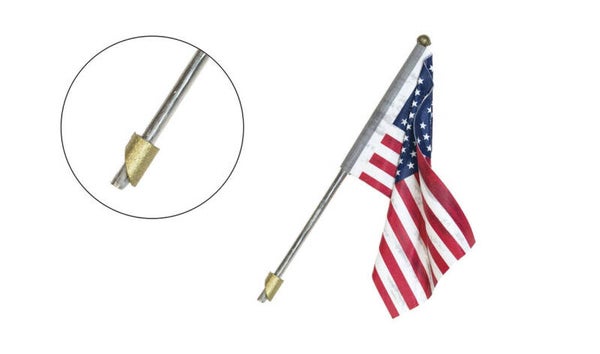 WOODLAND JP5953 Kleine US-Flagge zur Wandmontage