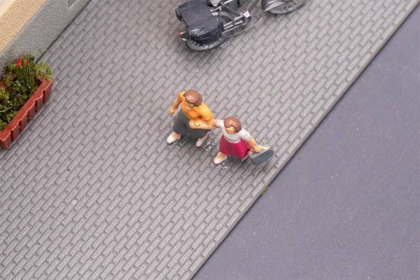 FALLER 180744 H0 Bastelplatte Gehweg, dunkelgrau