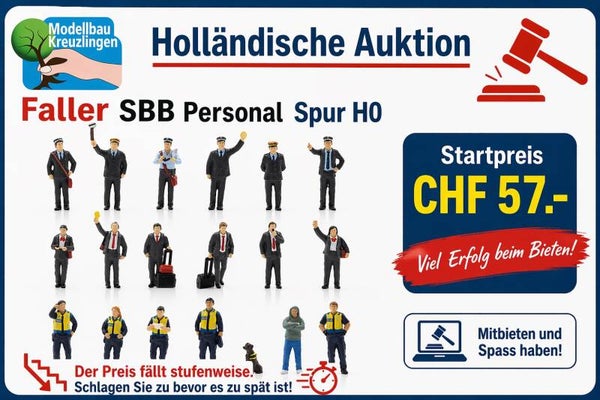 Faller SBB Bahnpersonal