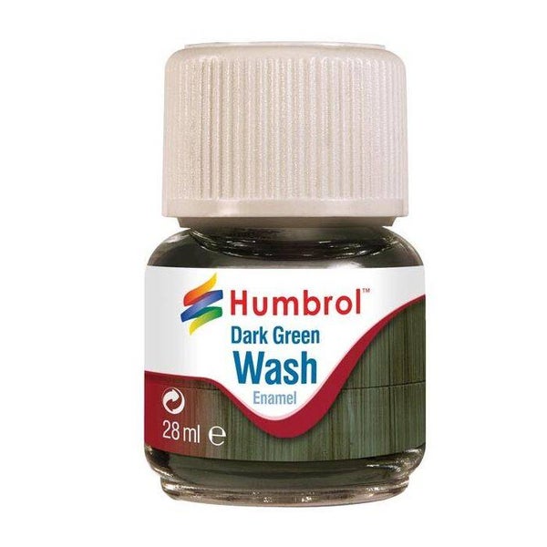 Humbrol  AV0203 28ml Enamel Wash Dark Green