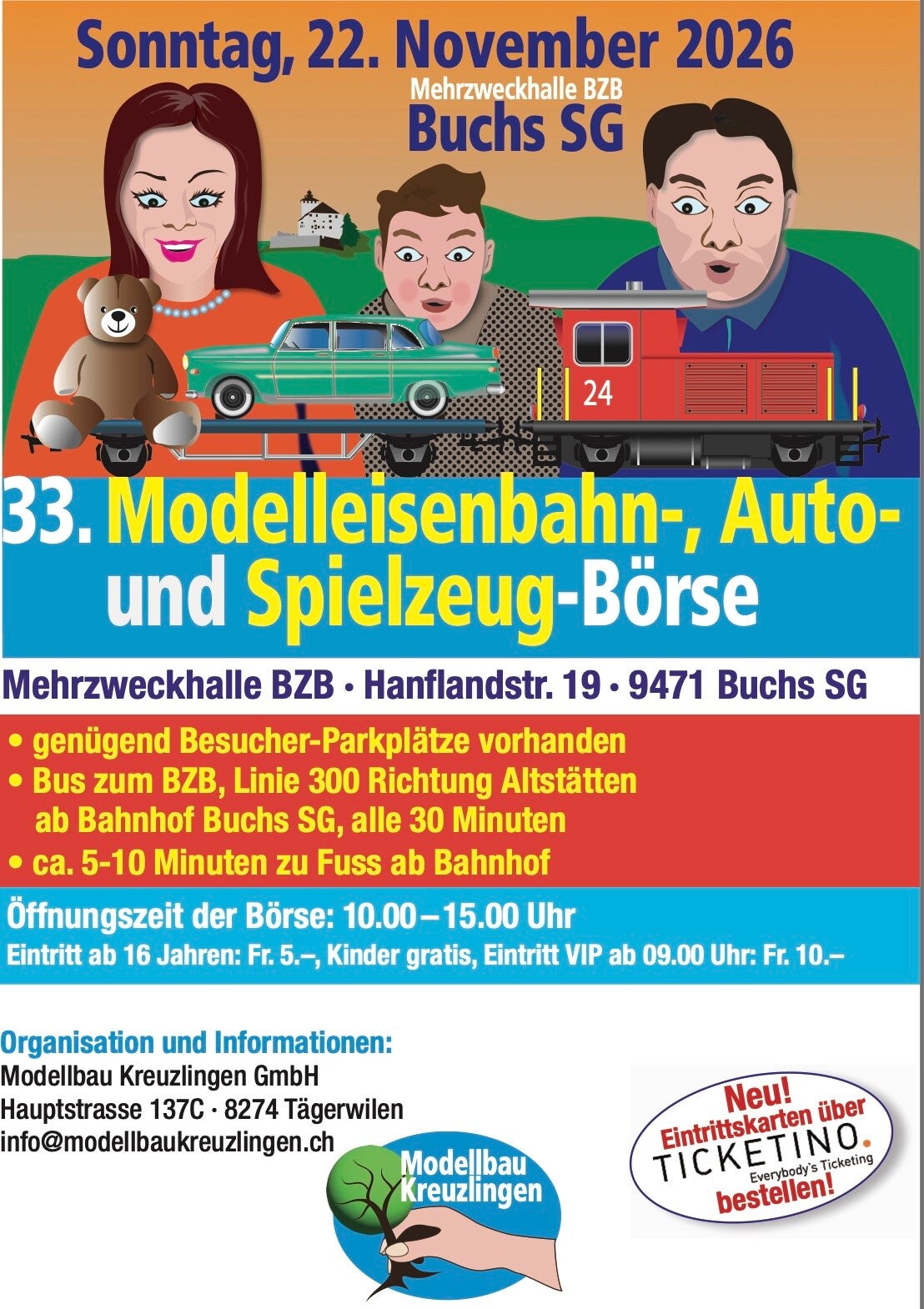 Hallentisch Börse Buchs SG Sonntag 22. November 2026