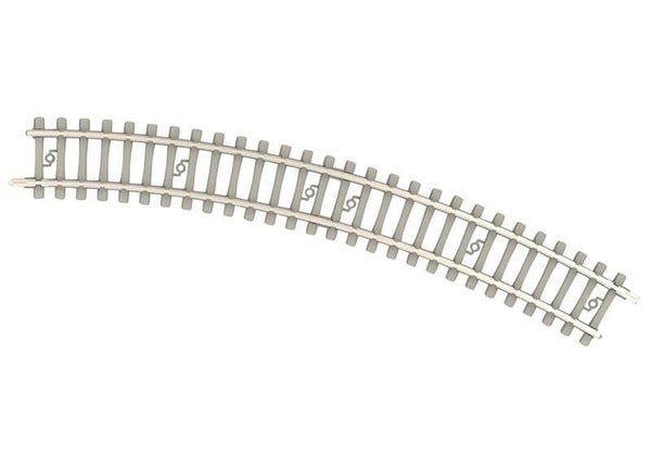 Minitrix N 14522 Gebogenes Gleis mit Betonschwellen Radius 228,2 mm