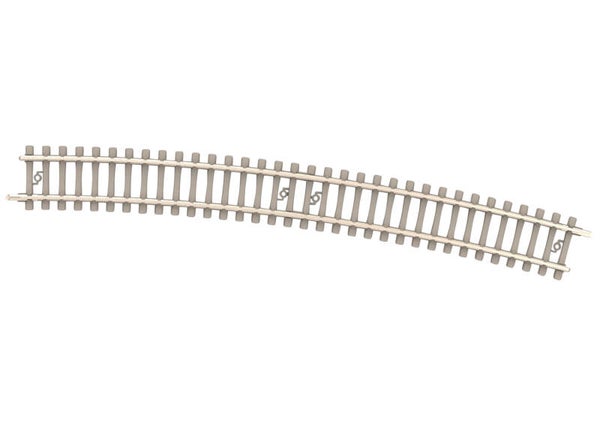 Minitrix N 14528 Gebogenes Gleis mit Betonschwellen Radius 526,2 mm