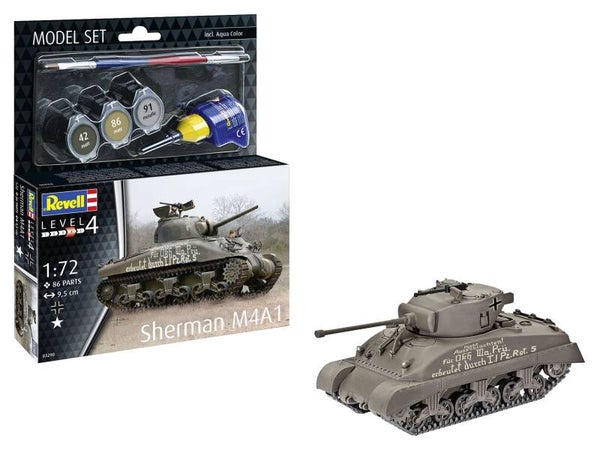 REVELL 63294 Model Set T-34/76 Modell 1940 inkl. Farben, Pinsel und Leim