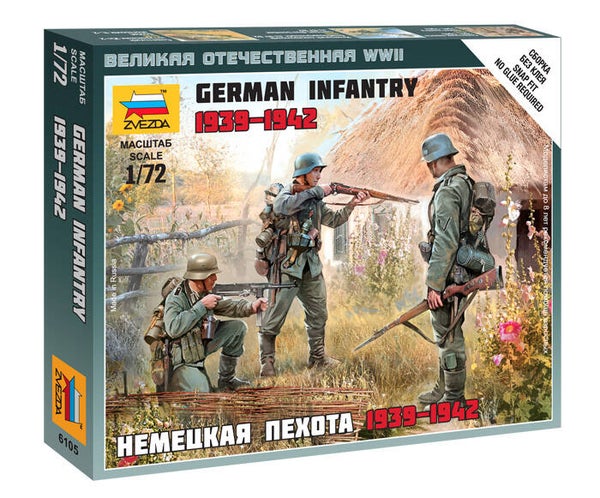 ZVEZDA 6105 German Infantry East Front 1941
