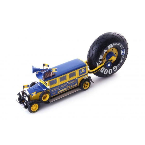 AUTOCULT 10012 Buick Good Year Airwheel Promotion Bus (USA), blau-gelb
