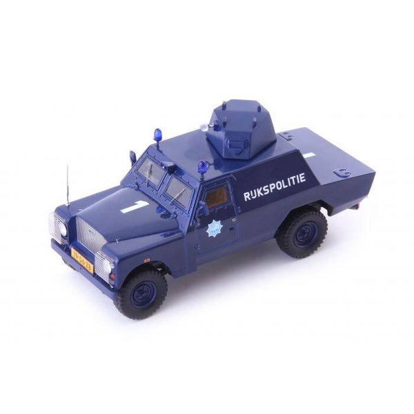 AUTOCULT 12018 Land Rover Mk3 Shorland Armoured Patrol Car Rijkspolitie (NL/GB), blau