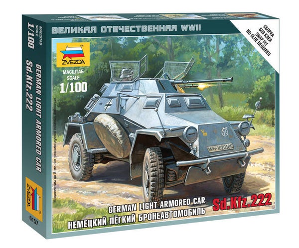 ZVEZDA 6157 Sd.Kfz.222 Armored Car