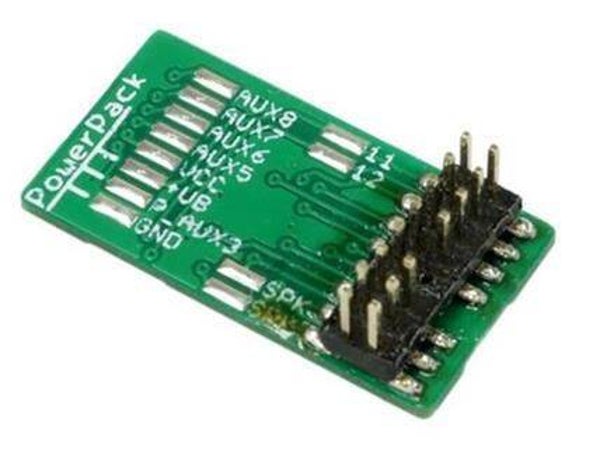 ESU 58914 LokSound 5 Nano DCC Leerdecoder, PluX16, mit Lautsprecher 11x15mm, N, TT, H0