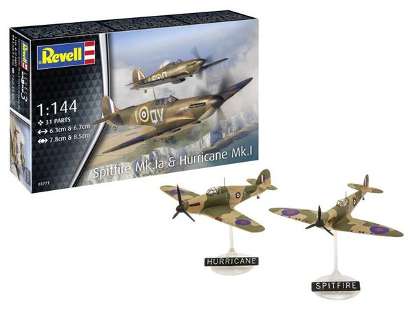 REVELL 03771 Supermarine Spitfire Mk.Ia & Hawker Hurricane Mk.I