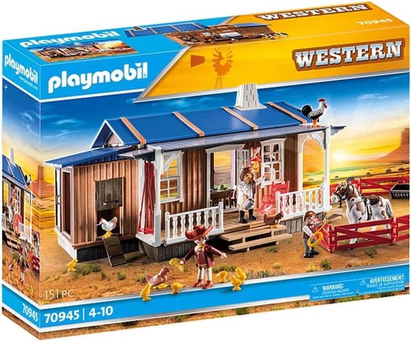 PLAYMOBIL Western City 70945 Western Ranch