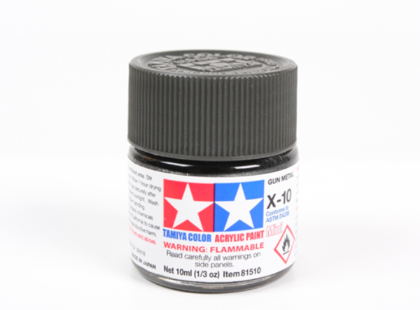 TAMIYA 81510 Acrylic Paint X-10 Gun Metal