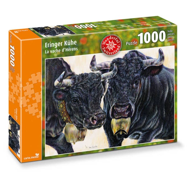 CARTA.MEDIA 7929 Puzzle Ehringer Kühe Kunstmalerei