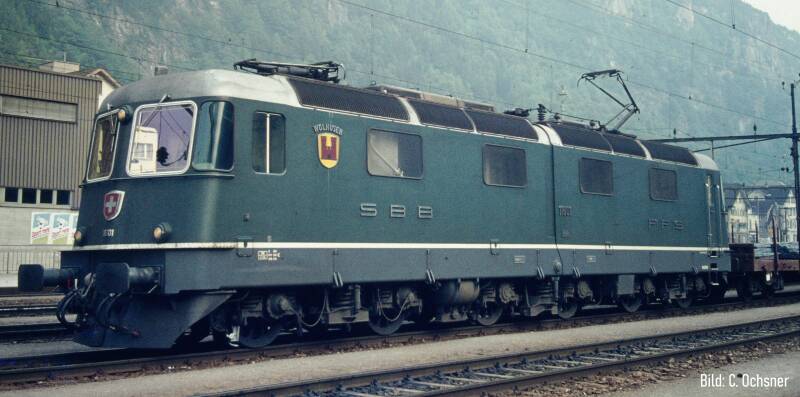 PIKO 97492 SBB E-Lok Re 6/6 11601 Prototyp, Wolhusen, grün Ep. IV, DCS
