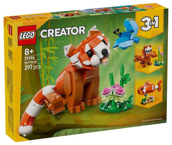 LEGO 31394 Creator 3 in 1 Niedliche Tiere: Roter Panda