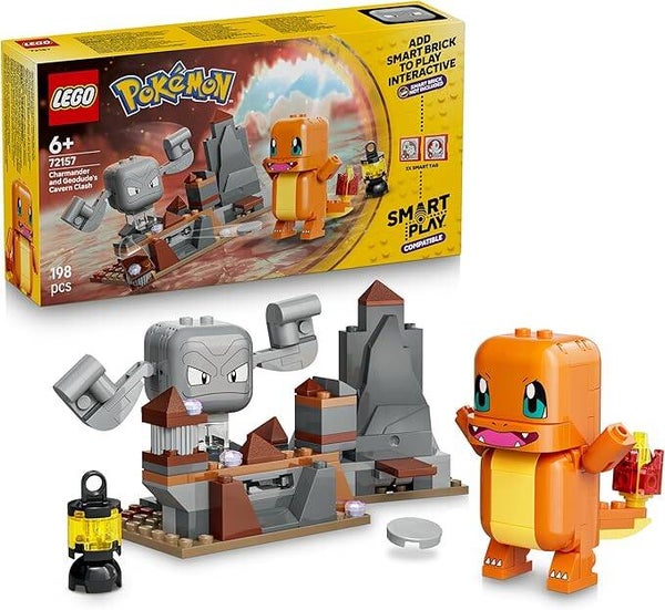 LEGO 72157 Pokémon SMART Play Glumandas und Kleinsteins Höhlenduell