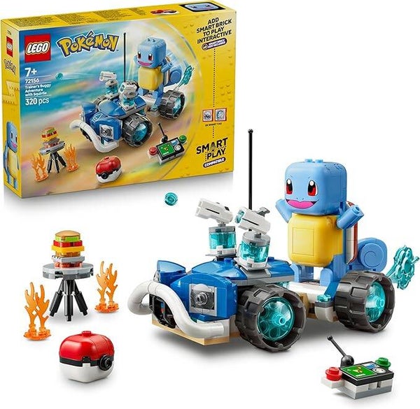 LEGO 72156 Pokémon SMART Play Trainer-Buggyabenteuer mit Schiggy
